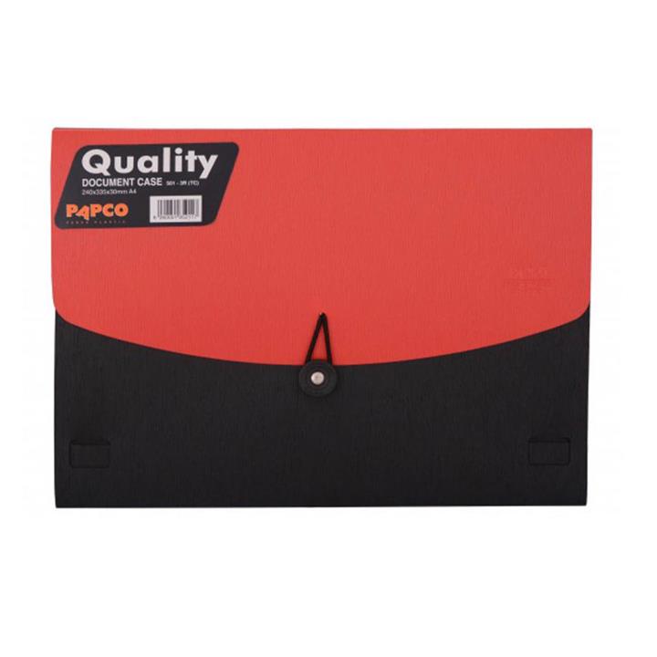 کیف بایگانی مدارک پاپکو مدل دو رنگ کد S501